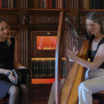 Rachel Noone and Éilís Needham playing the tune Stephen’s Waltz in Kilronan Castle