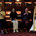Leanne Hennessy, Tara Noone, Pádraig Sweeney and Aoife Guckian playing in Kilronan Castle