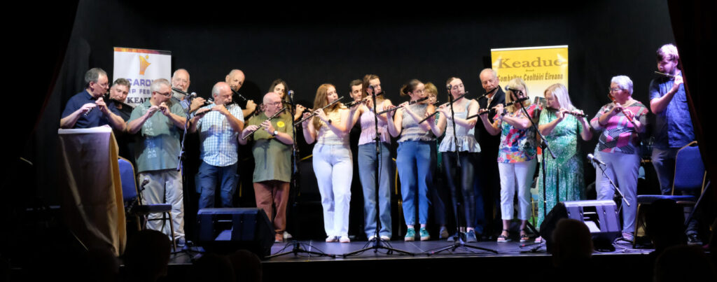 Group of musicians on stage